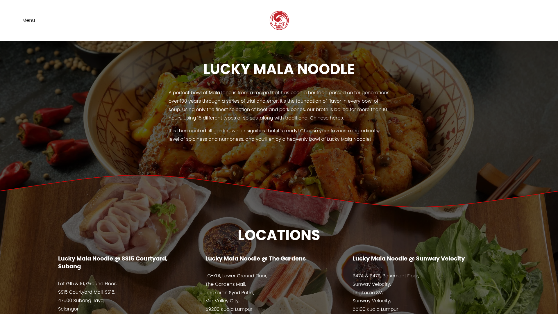 Lucky Mala Noodle