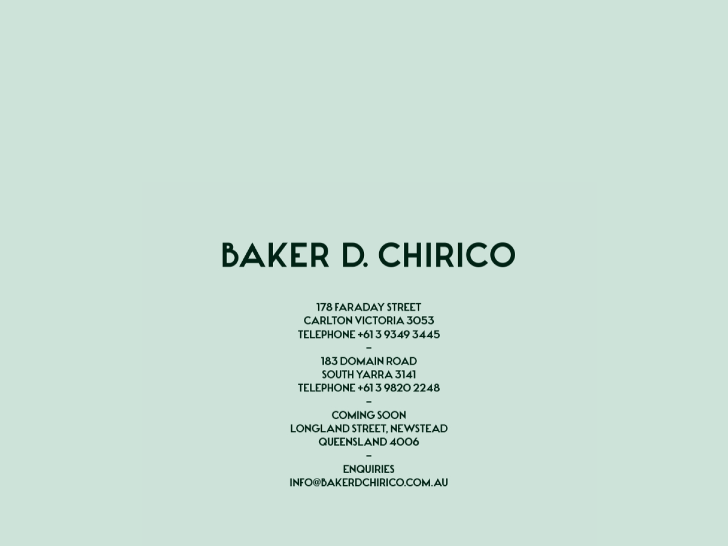 Baker D. Chirico