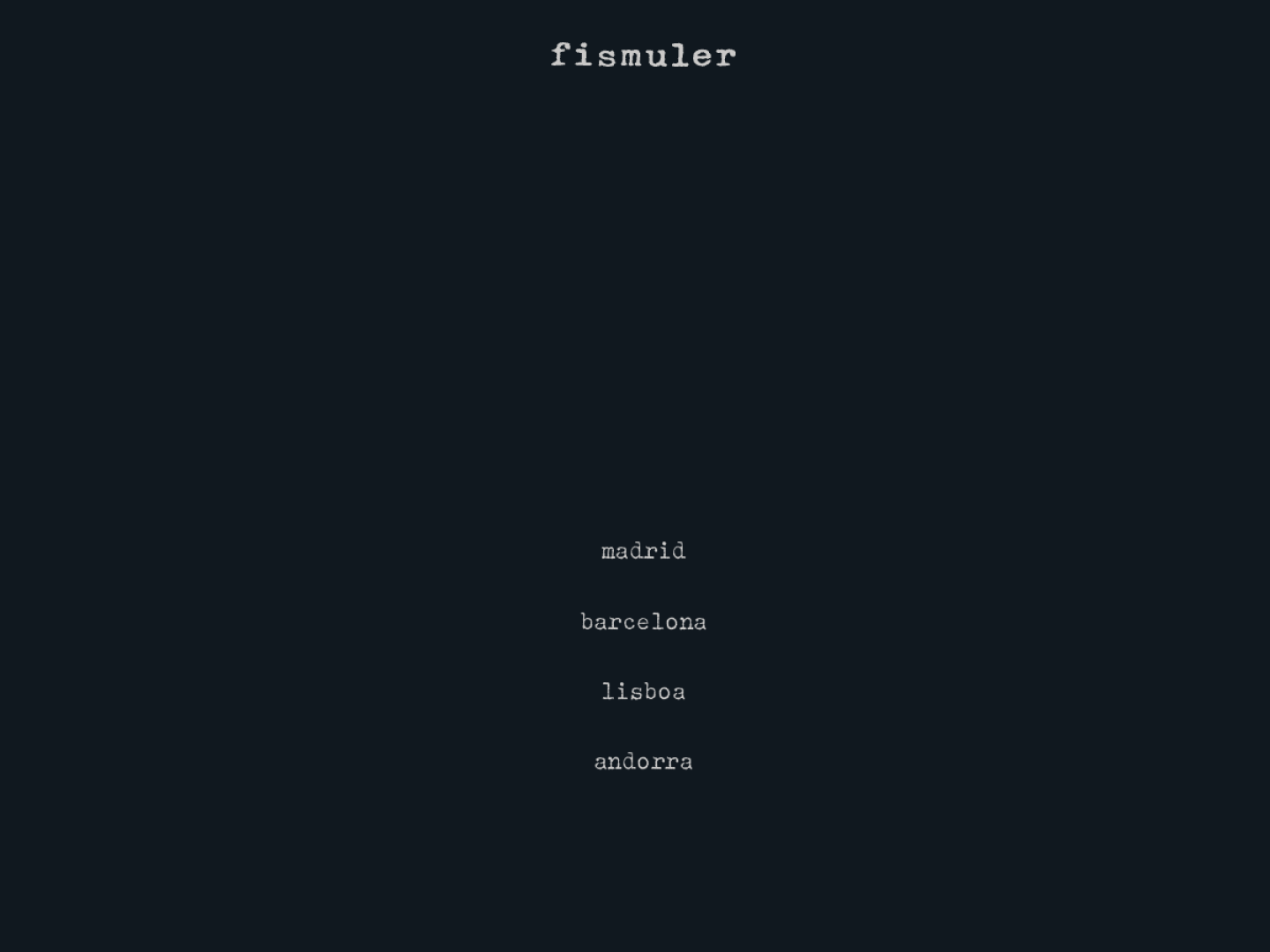 Fismuler